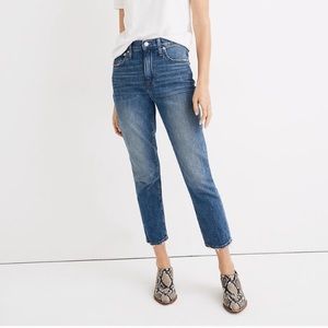 Madewell High Rise Slim Boyjean